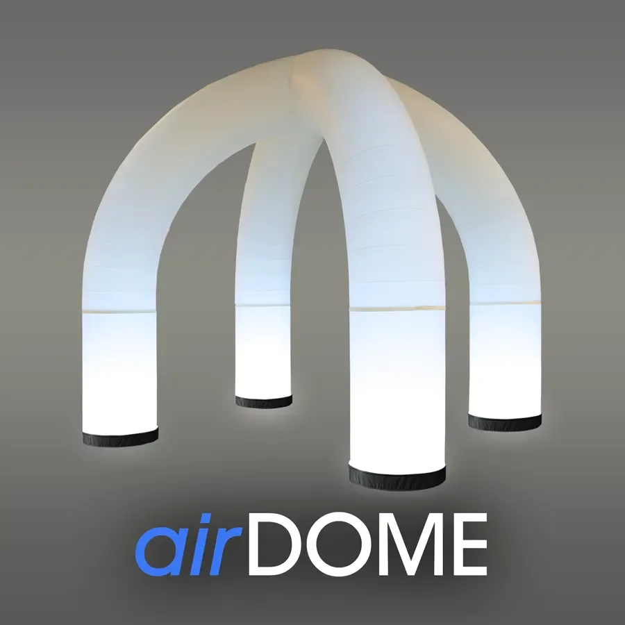 airLIGHT Aufblasbare Lichtobjekte airDOME Dome Cone Leuchtskulptur Eventdekoration