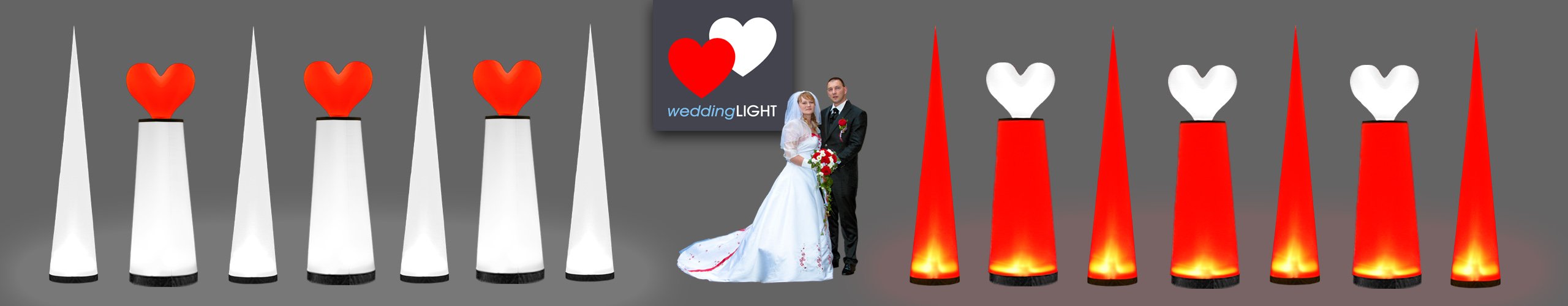 weddingLIGHT airLIGHT Hochzeitsdeko Hochzeit Banner 11